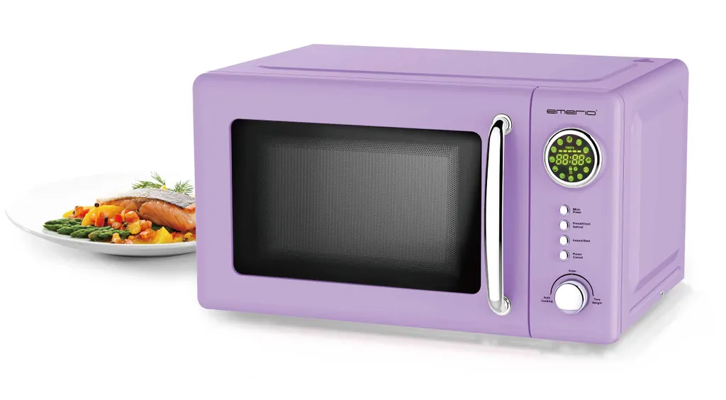 Mikrowelle Retro Design Emerio MW-112141.4 Lila / Purple / Violett – Bild 4