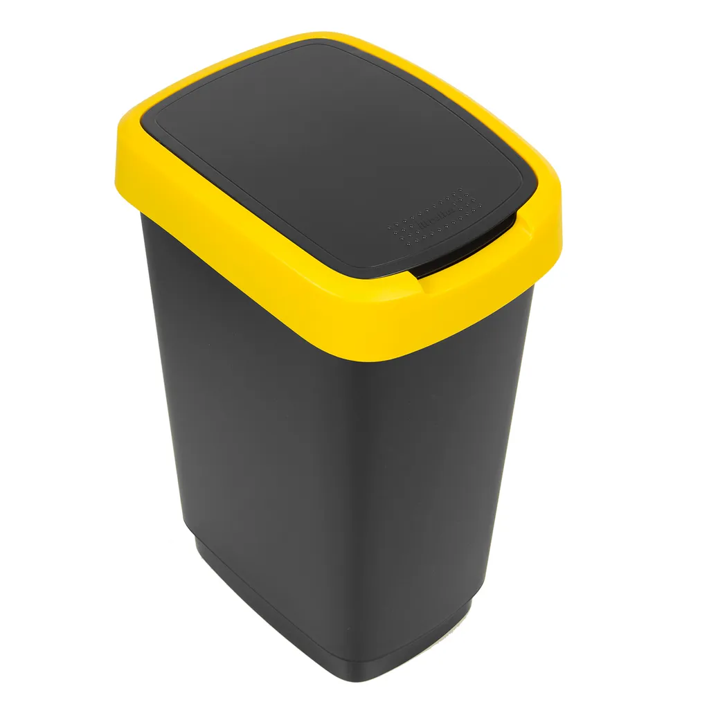 3er-Set Abfalleimer Mülltrennug 3x25L Rotho Twist Abfallbehälter Mülleimer Recycling – Bild 4