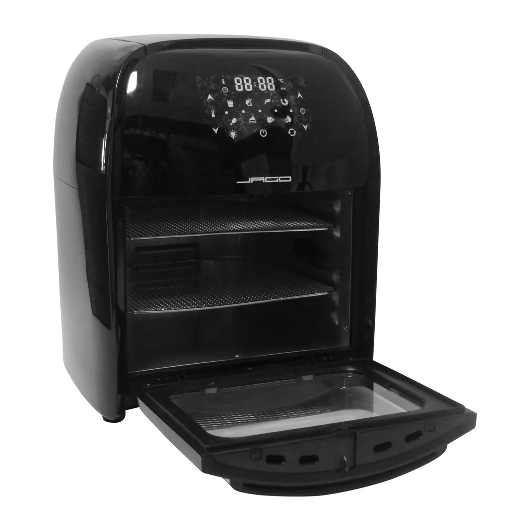 Jago® XXXL 8in1 Heißluftfritteuse 12L + 10 Zubehör - 1800W, LED Display Mit Touch Screen, 8 Programme / Timer, Ohne ÖL - Airfryer, Heißluft, Fritteuse, Heißluftofen, Backofen, Dehydrator, Grill – Bild 19