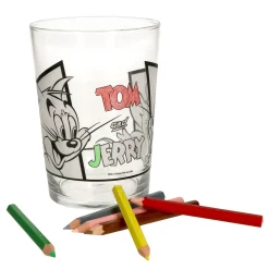 MamboCat Tom & Jerry Glas Zum Anmalen Für Kinder Selber Bemalen Kindergeburtstag Geschenk