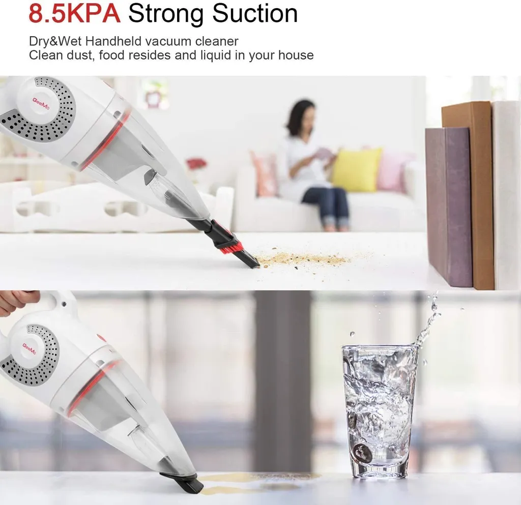 GeeMo X4 Handheld Staubsauger 8500Pa Für Home Und Auto – Bild 6