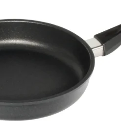 AMT Gastroguss I-528 Bratpfanne, 28 Cm Max. Durchmesser, Gusseisen/Gussaluminium, Induktionsherd-geeignet, Antihaftbeschichtung