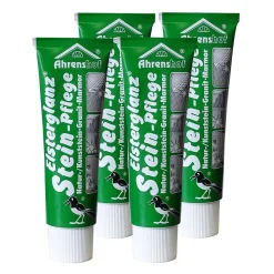 Ahrenshof Elsterglanz Stein-Pflege 40ml - Natur-/Kunststein, Granit, Marmor (4er Pack)