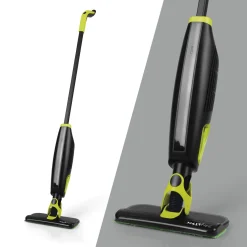 Maxxworld Wischmopp Bodenwischer Saugfunktion Mopp Saugen Wischen Spraymopp Grün Schwarz