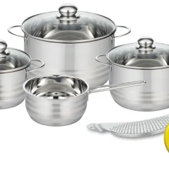 ELO Basic Edelstahl Topfset 4+1 Tlg Brillant, 22906