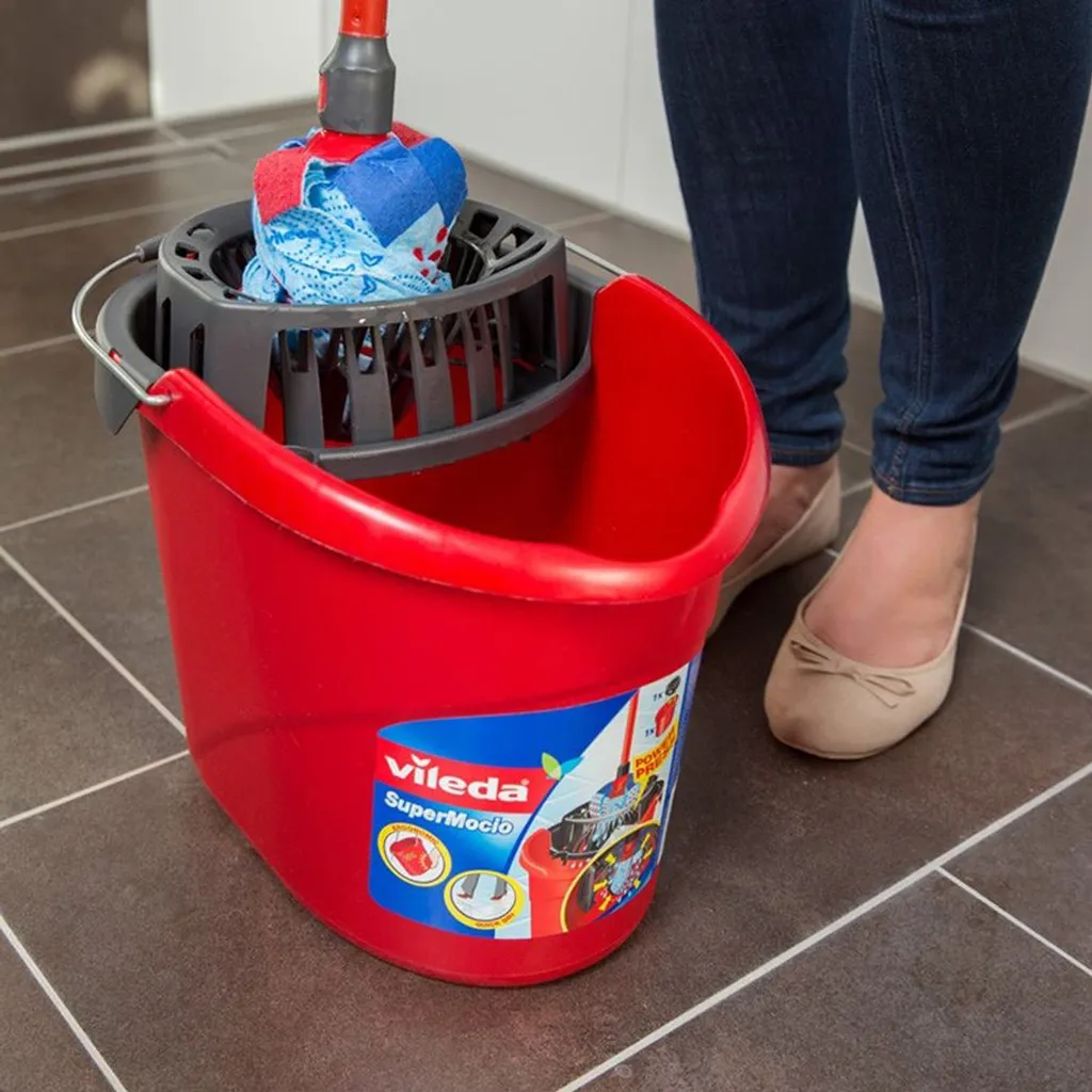 Vileda Mop PutzEimer SuperMocio 3 Action Komplett Set – Bild 5