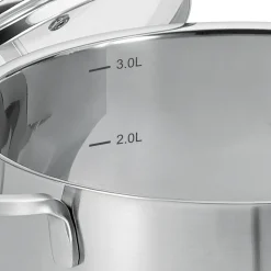 ProfiCook PC-KTS 1225 Induktions-Kochtopfset Mit Deckel, Topfset 8 Teilig, Für Induktion, Elektroherd, Keramik, Halogen Und Gas-Herd, Edelstahl