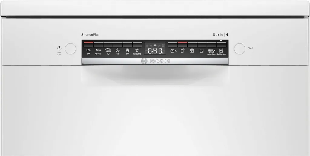 Bosch SMS4ETW14E Freistehender Geschirrspüler 60 Cm, Weiß – Bild 2