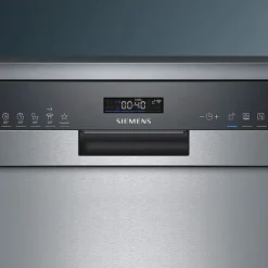 Siemens SN45ES57CE IQ500 Unterbau-Geschirrspüler / D / 85 KWh / 14 MGD / Smart Home Kompatibel Via Home Connect / VarioSpeed Plus / Glas 40° Programm
