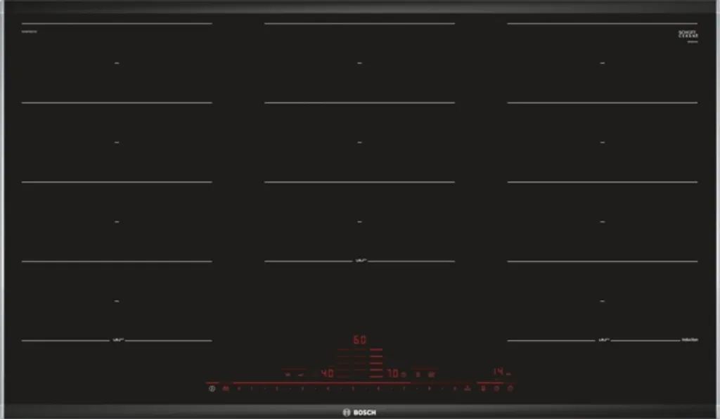 Bosch PXX975DC1E Serie 8, Induktionskochfeld, 90 Cm, Schwarz, Mit Rahmen Aufliegend – Bild 6