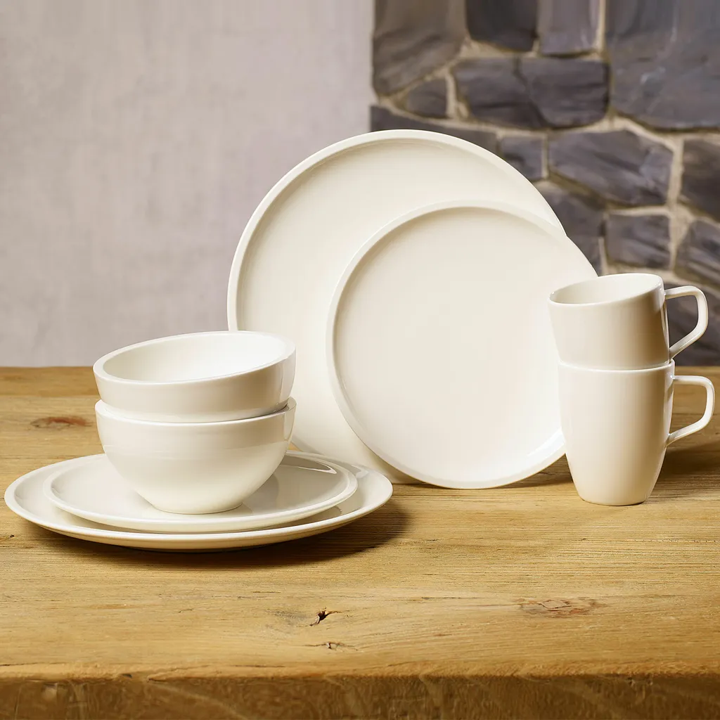 VILLEROY & BOCH Artesano Einsteigerset 8 Tlg. Tellerset Geschirr-Service Kaffeetassen Schalen – Bild 7