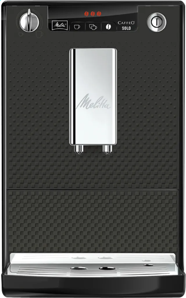 Melitta Caffeo Solo 'Inmould', Freistehend, Schwarz, Espresso Machine, Kaffeebohnen, Kaffee, Espresso, 1,2l