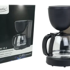 Germatic Kaffeemaschine 600W Mit 1,25L Glaskanne Warmhaltefunktion