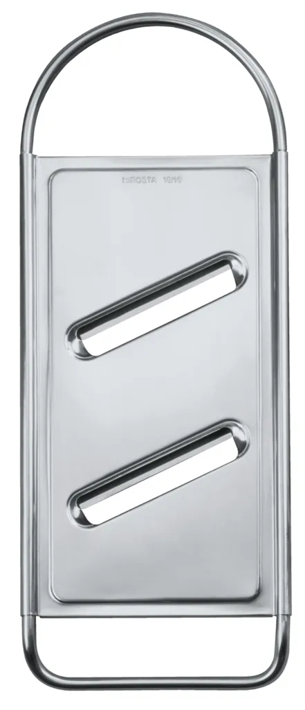 Fackelmann Gurkenhobel, Reibe Aus Edelstahl, Gemüsehobel Mit Zwei Extrascharfen Klingen (Farbe: Silber), Menge: 1 Stück