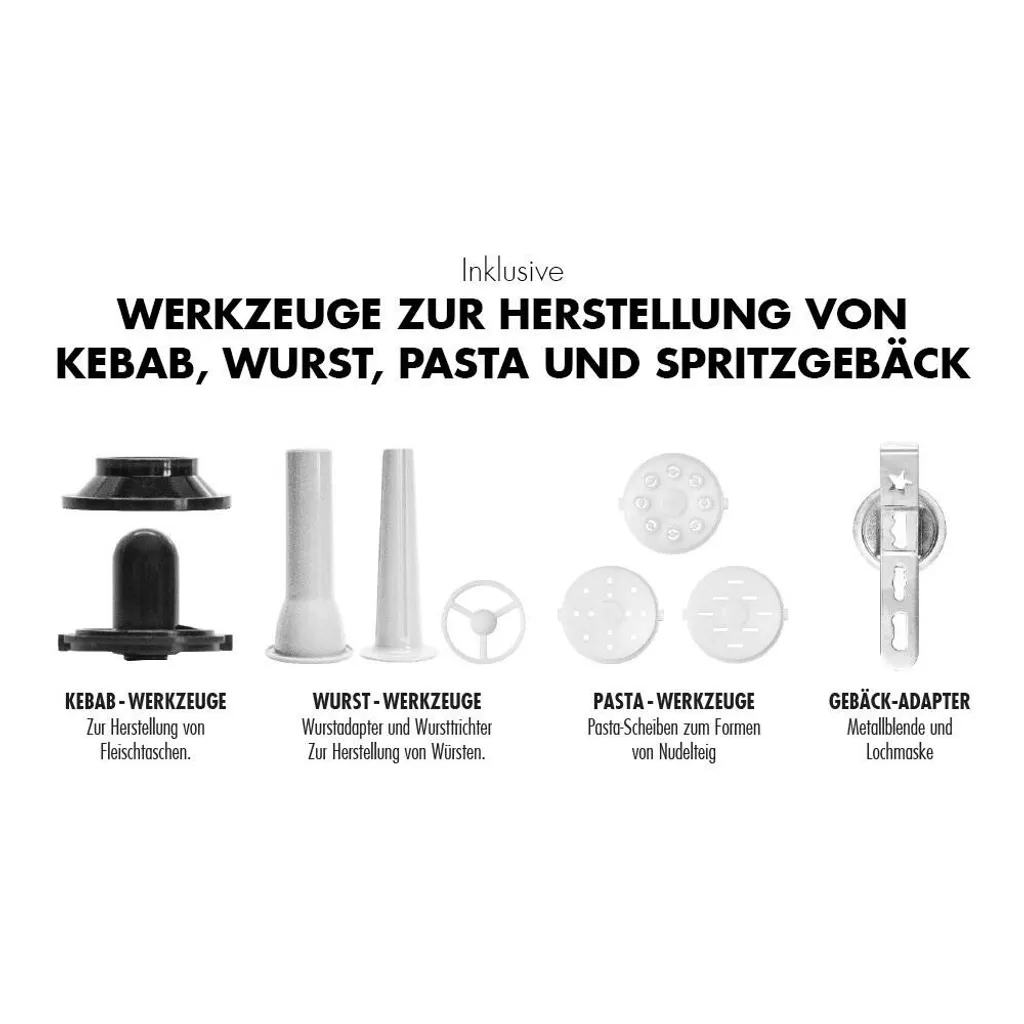 Gastroback 40977 Küchenmaschine Design Advanced Digital 600W Puls LCD-Display – Bild 6