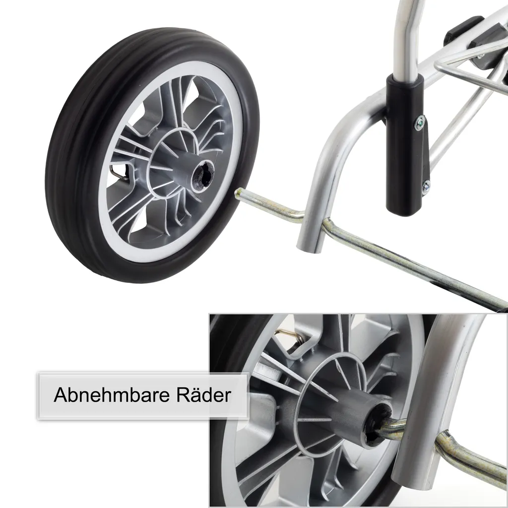 Andersen Shopper Scala Plus Alu Klappbar Mit Rad Ø 15 Cm Und 36 Liter Tasche Mikkel Schwarz Mit Kühlfach – Bild 6