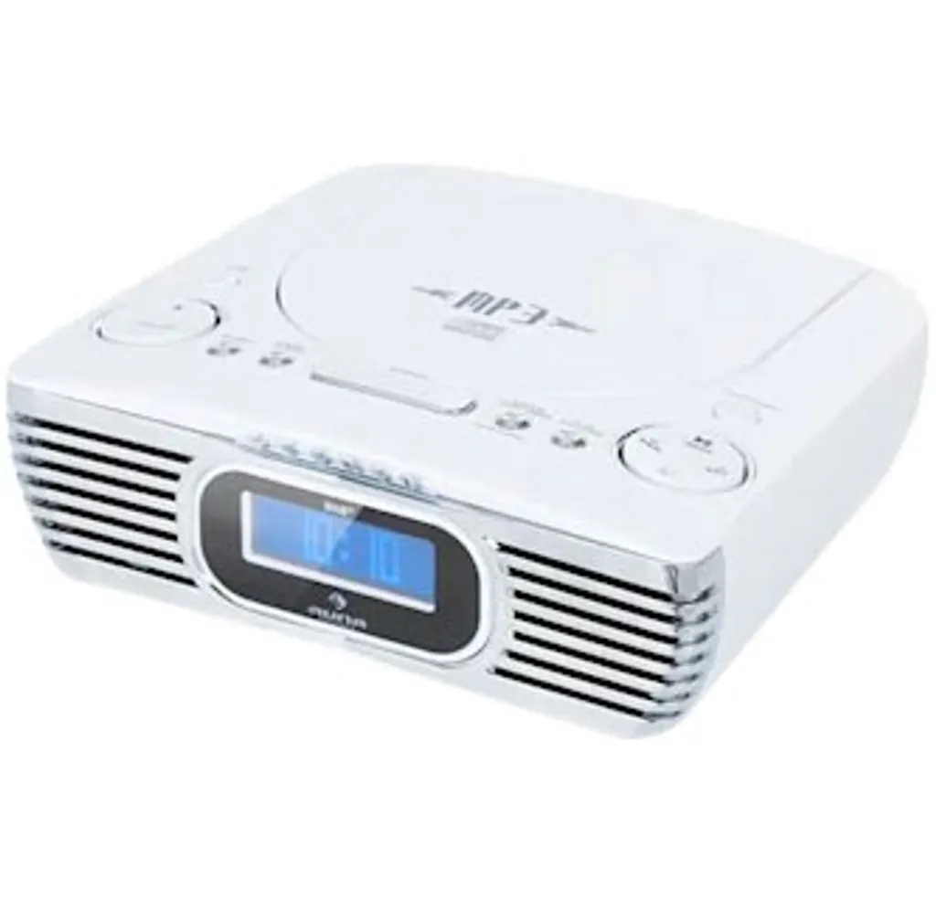 Auna Dreamee DAB+ Radiowecker CD-Player DAB+/UKW CD-R/RW/MP3 AUX Alarm Retro Weiß – Bild 7