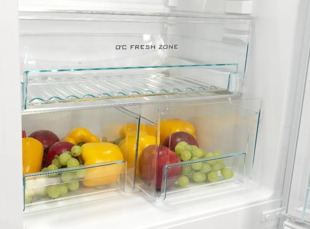 KLUGMANN Kühlschrank KFF185BGL Elegant Glas Schwarz () 185cm Hoch – Bild 7