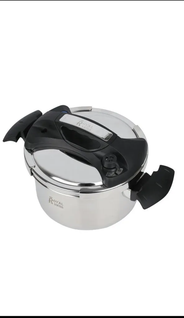 Royal Swiss Induktion Schnellkochtopf 6 L Koch Topf Kochtopf Dampfkochtopf EDELSTAHL