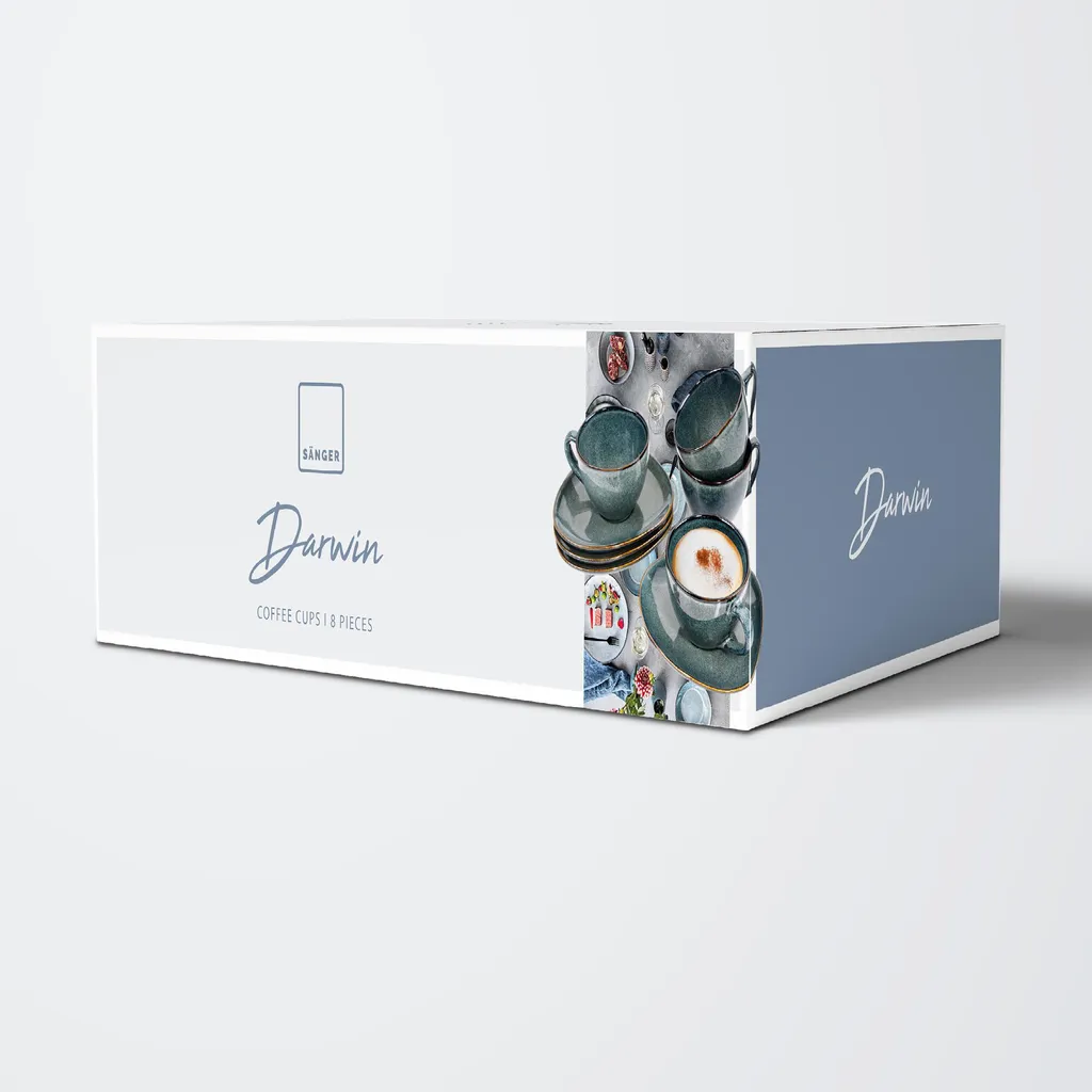 Sänger SÄNGER Kaffeetassen Set Darwin 8 Teilig Für 4 Personen – Bild 4