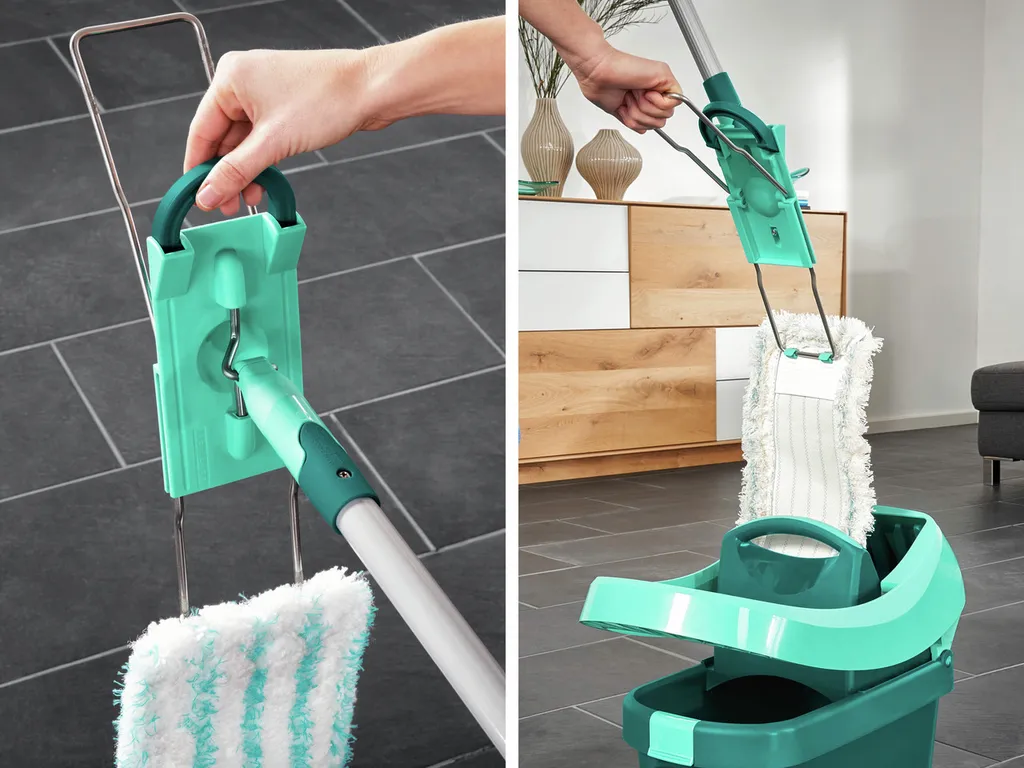 Leifheit Bodenwischer Profi XL Micro Duo Mit Stahlstiel – Bild 4