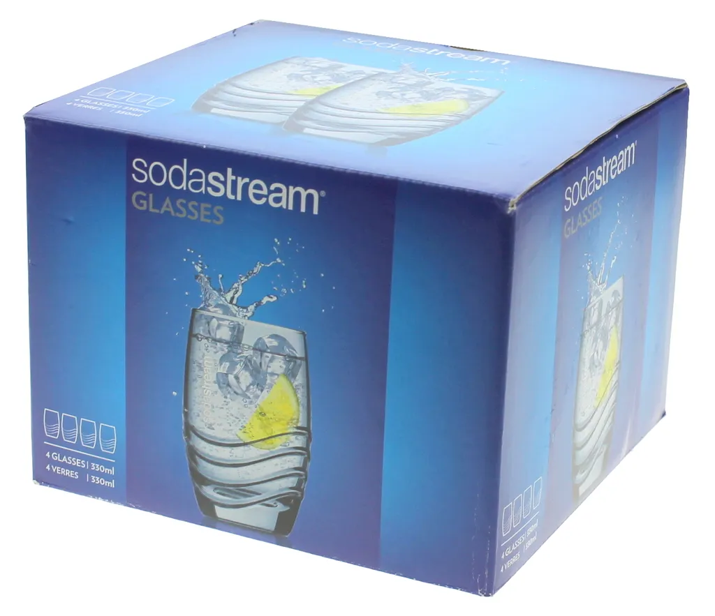Sodastream Trinkglas 4er-Pack, Passend Zu Sodastream-Glaskaraffen – Bild 6