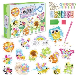 YisibaihTao 5D DIY Diamond Painting Schlüsselanhänger Set, Diamond Painting Schlüsselanhänger, 5D Diamond Diamond Painting Mit DIY Tools, Partytüte Kindergeburtstagsfeier