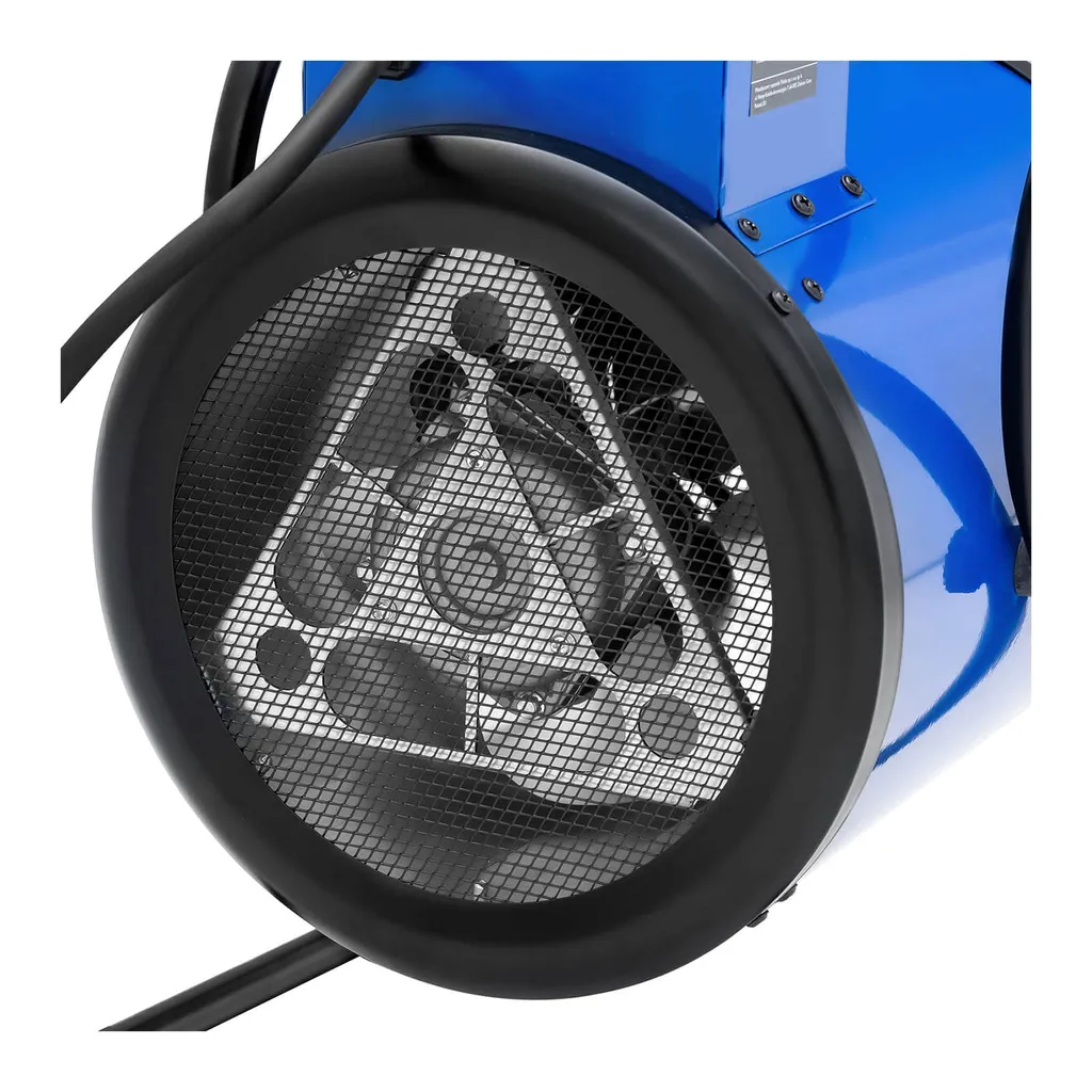 MSW Elektroheizer Heizgebläse Elektro Heizlüfter Bauheizer 3000 W 40 °C 240 V – Bild 3