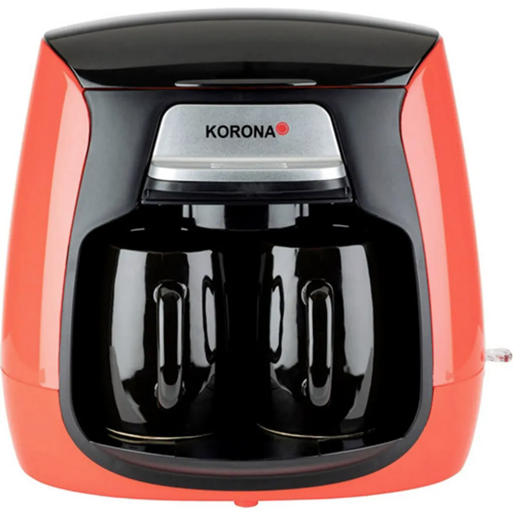 Korona Kaffeemaschine Rot, Schwarz Fassungsvermögen Tassen=2