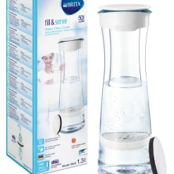 Brita Fill & Serve Wasserkaraffe 1,3 L Mit Filter