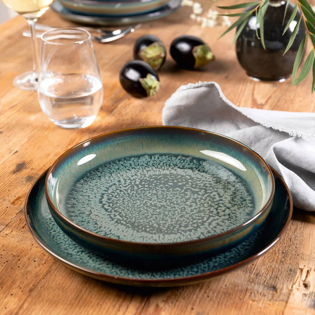 Like. By Villeroy & Boch Tafelset Crafted Breeze Blau,braun – Bild 3