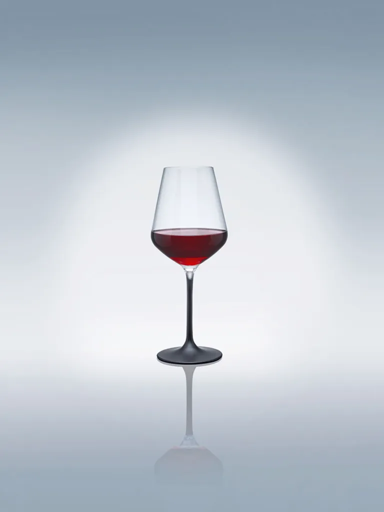 Villeroy & Boch Rotweinkelch, Manufacture Rock Klar,schwarz, 4 Tlg. – Bild 8