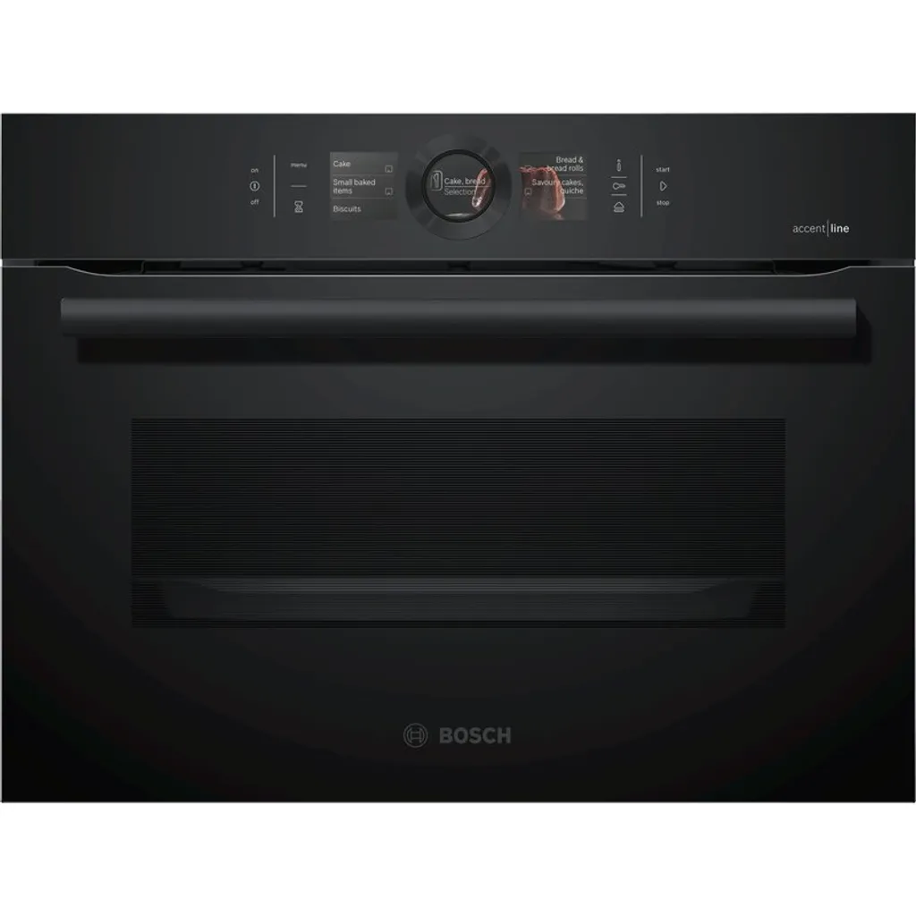 Bosch CSG856RC7, Serie | 8, Einbau-Kompaktdampfbackofen, 60 Cm, Carbon Black