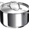Beka Cookware BEKA Chef Casserole With Lid, 2,4 L, Edelstahl, Edelstahl, Keramik, Gas, Halogen, Induktion, Versiegelte Platte, Edelstahl, Edelstahl