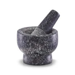 Zeller Present 24504 Mörser&Stößel-Set Granit, Anthrazit, 2-teilig (1 Set)