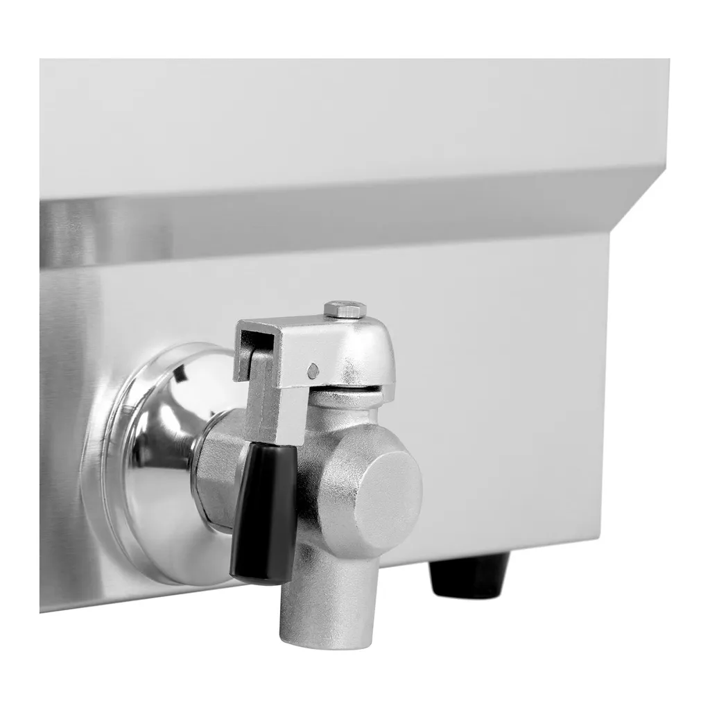 Royal-catering Friteuse Edelstahl Doppel Fritteuse Fritöse Elektro 2 X 11 L Gastronomie 6000 W – Bild 3