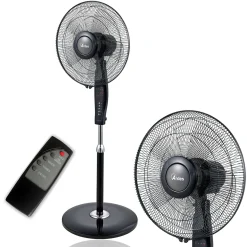 Tresko Standventilator Ventilator Mit Fernbedienung Windmaschine Luftkühler 50W Lüfter