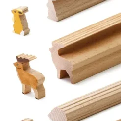 ERZI Qualitätsprodukte Aus Holz GmbH Erzi 7tlg. Bastelleisten Waldtiere Aus Buchenholz, 45 X 11 X 60 Cm
