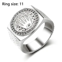 Mmgoqqt Hip Hop/Rock Ringe Gold Vergoldung Krone Für Herren Damen Verlobung Hochzeit Party Schmuck Für Freundschaft Schmuckzubehör Geburtstag, Valentinstag, Jahrestag