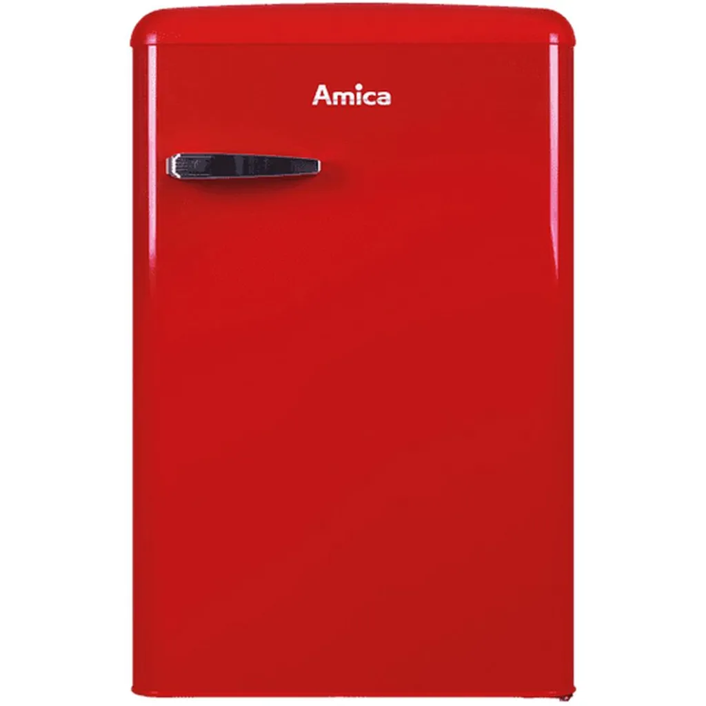 Amica - VKS 15620-1 R - Kühlschrank - Retro Design - Chili Red