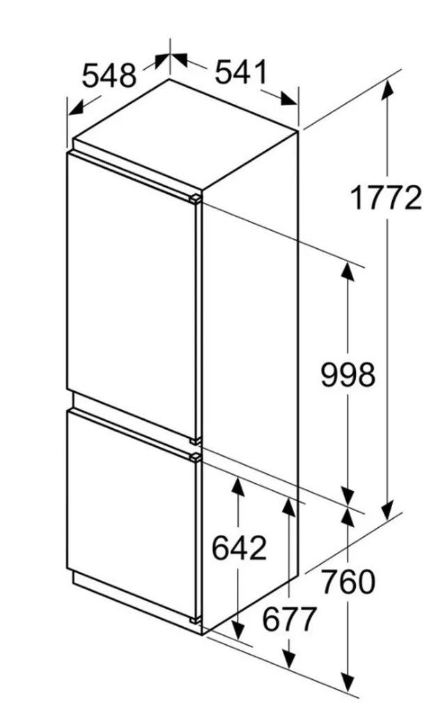 Bosch KIV865SF0 Einbau Kühl - Gefrierkombination, Schlepptür, – Bild 10