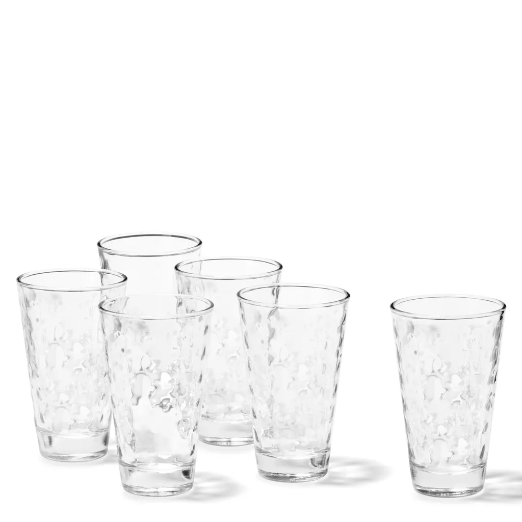 LEONARDO 012684 Optic Longdrinkbecher, Glas, 300 Ml, Ø 8 X 13 Cm, Klar (6 Stück) – Bild 5