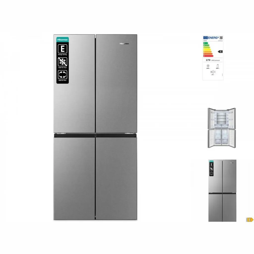 Hisense RQ563N4SI2 Kühl-Gefrierkombination Side-by-Side 454 L: 294 L Kühlteil + 160 L Gefrierteil - LED-Innenbeleuchtung - Total No Frost - Multi Air Flow - Super Cool – Bild 13