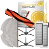 Roboter-Deals Zubehör Set Für Roborock S5, S50, S55 S5 MAX (1x Hauptbürste, 2x Seitenbürste 5-armig, 2x Filter, 2x Pad)
