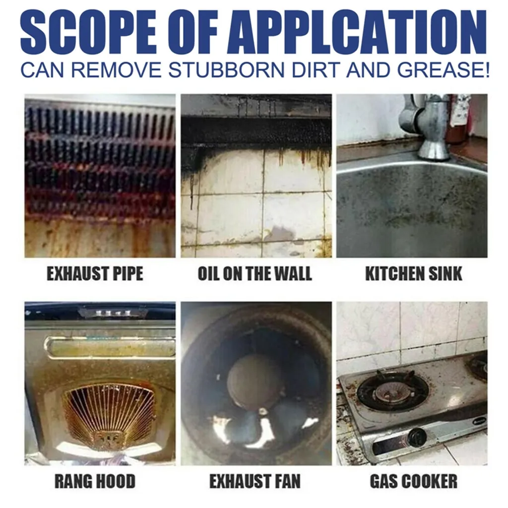 Jefety 100ml Schaumreiniger Spray Küchenreiniger Reinigungsschaum Rost Dekontaminationsreiniger Für Küche Und Bad – Bild 5