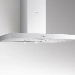Silverline Küchengeräte Silverline VEW 600 E Vera Eco 60cm, 800m3/h Freiblasend Edelstahl, Wandhaube,
