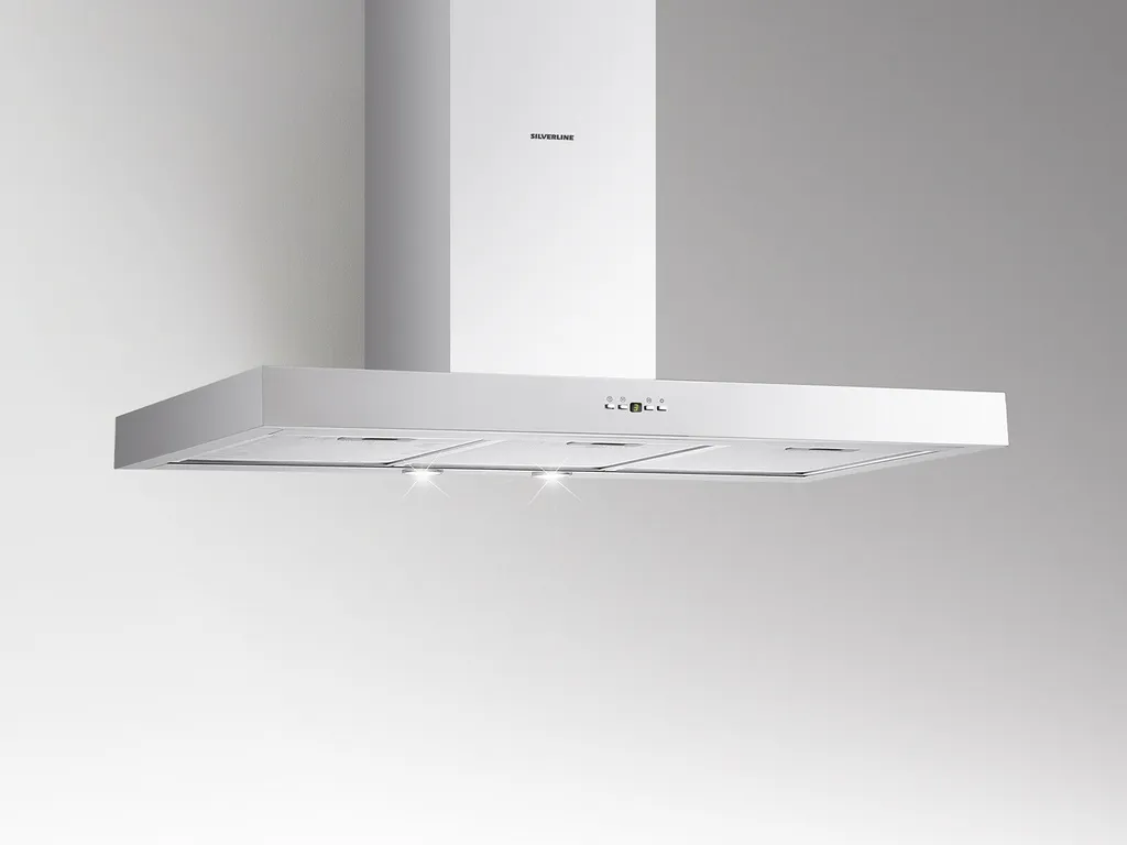 Silverline Küchengeräte Silverline VEW 900 E Vera Eco 90cm, 800m3/h Freiblasend Edelstahl, Wandhaube,