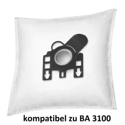 20x Rs-products Stausbaugerbeutel Passend Für BASE BA 3100 I BA3100 Und Menalux 3100