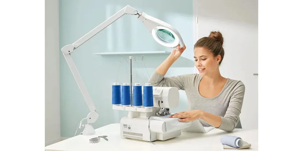 SINGER Nähmaschine Overlock S010L Freiarm Für Rundgeschlossenes – Bild 2