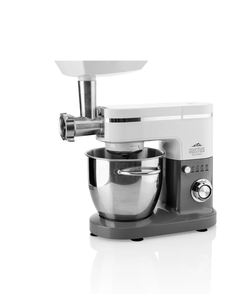 ETA Küchenmaschine Gustus Gulliver III ETA312890010, 1200 W, 5,5 L Schüssel, Metallgetriebe, Planeten Rührwerksystem, PULSE Funktion, Thermosicherung, Knethaken, Schlagbesen, Stufenlose Drehzahlregelung – Bild 8